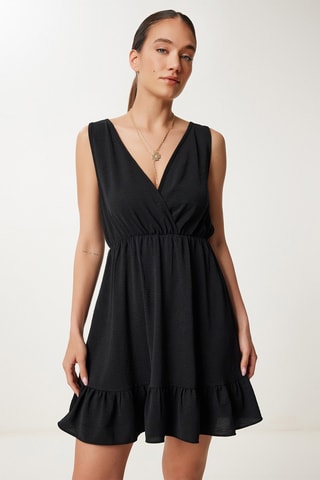 Vestido estilo patinadora - Preto