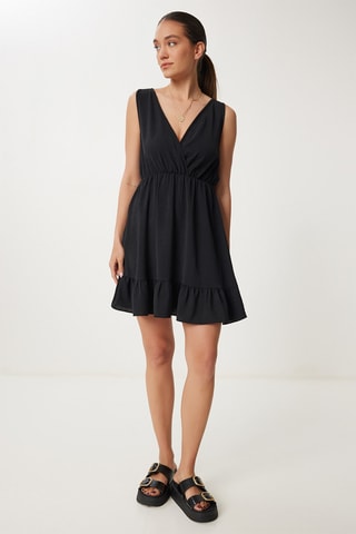 Vestido estilo patinadora - Preto