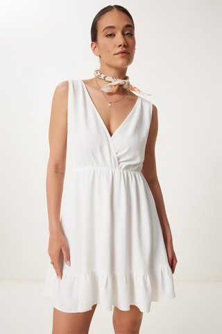Vestido estilo patinadora - Branco