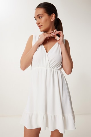 Vestido estilo patinadora - Branco