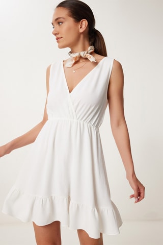 Vestido estilo patinadora - Branco