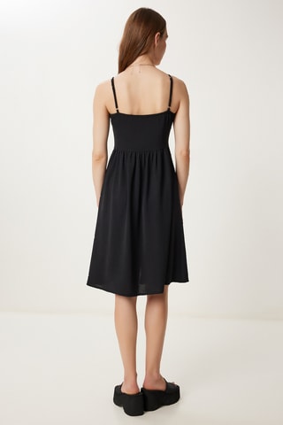 Vestido-camisa - Preto