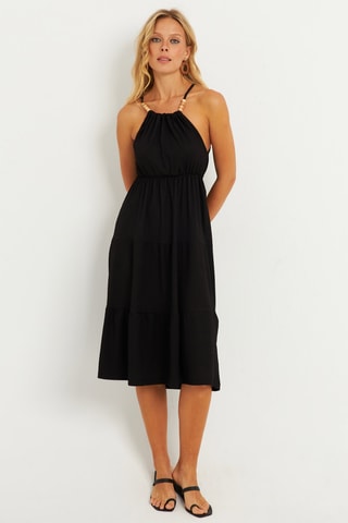 Vestido estilo patinadora - Preto