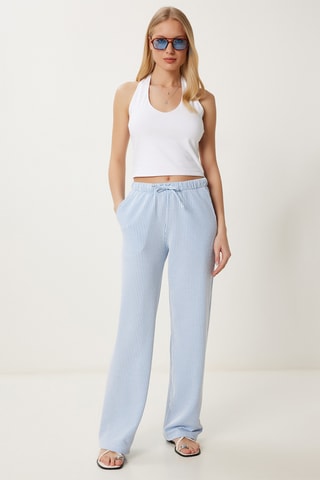 Calças - Azul-celeste