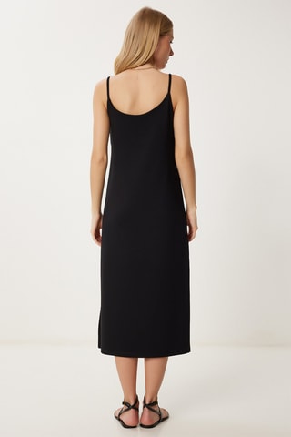 Vestido direito - Preto