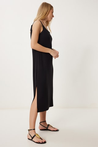 Vestido direito - Preto