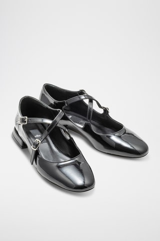 Sapatos bebé em verniz - Preto