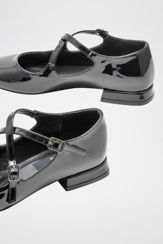 Sapatos bebé em verniz - Preto