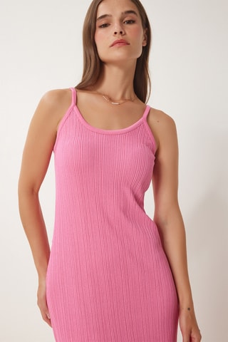 Vestido midi - Rosa