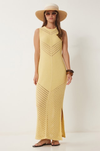 Vestido comprido - Amarelo