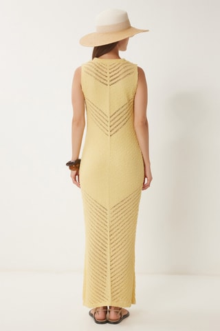 Vestido comprido - Amarelo