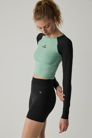 Panties cintura subida - Preto e verde