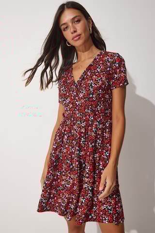 Vestido estilo patinadora - Vermelho