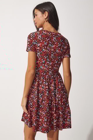 Vestido estilo patinadora - Vermelho