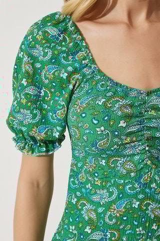 Vestido midi - Verde