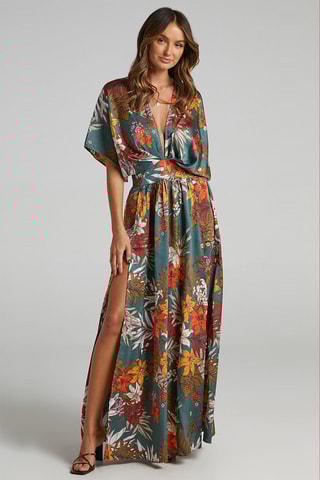 Vestido comprido - Verde