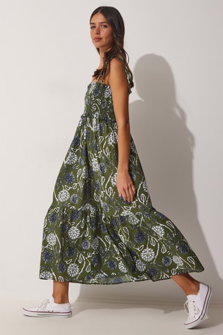 Vestido midi - Verde