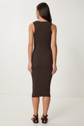 Vestido justo - Preto