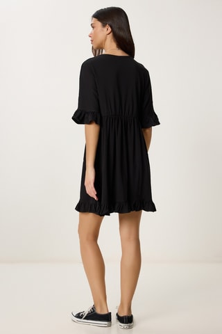 Vestido estilo patinadora - Preto