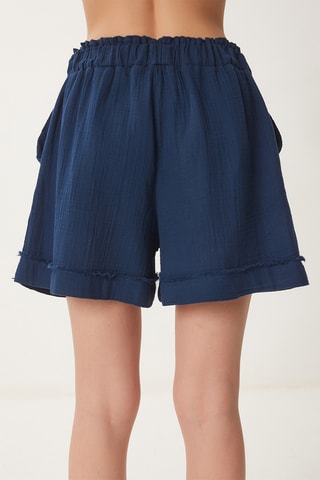 Calções - Azul-marinho