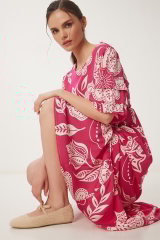 Vestido comprido - Rosa