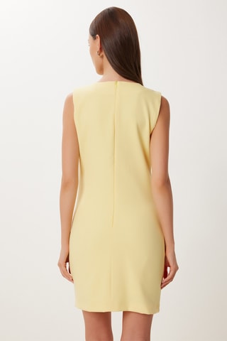 Vestido direito - Amarelo