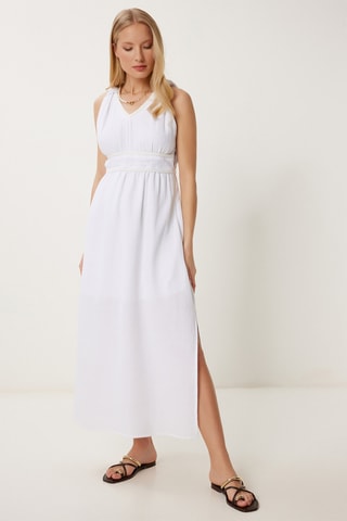 Vestido comprido - Cru