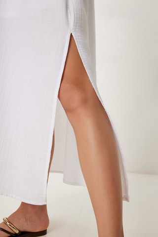 Vestido comprido - Cru