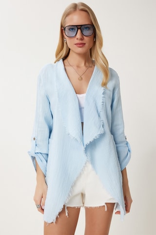 Casaco - Azul-celeste