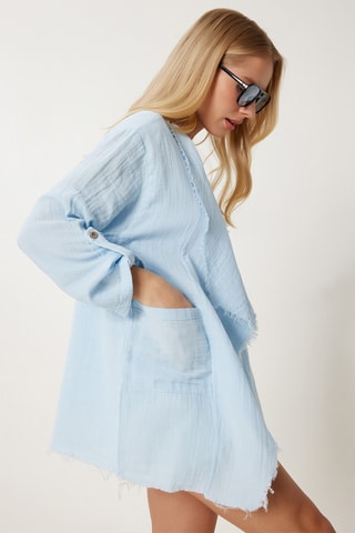 Casaco - Azul-celeste