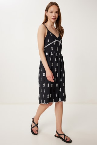 Vestido estilo patinadora - Preto