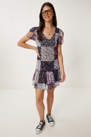 Vestido direito - Preto