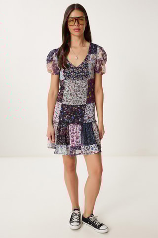 Vestido direito - Preto