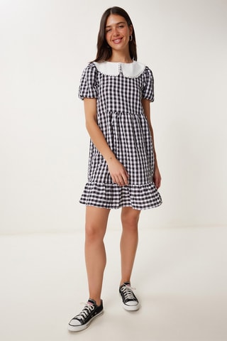 Vestido estilo patinadora - Preto