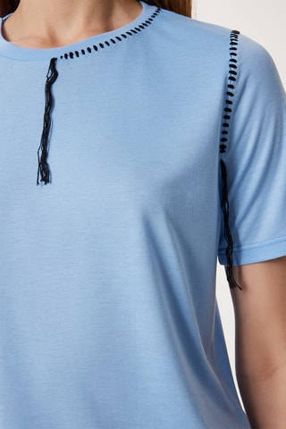 T-shirt - Azul-celeste