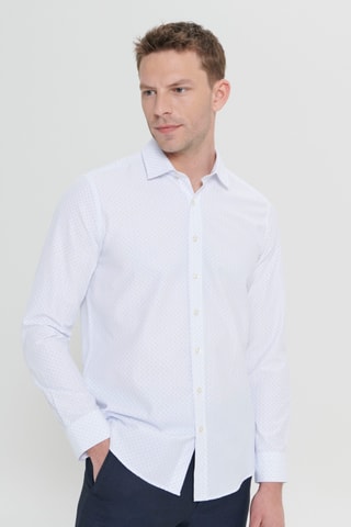 Camisa slim - Branco