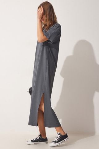 Vestido t-shirt - Antracite