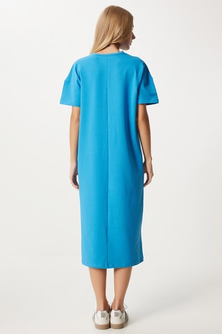 Vestido t-shirt - Turquesa