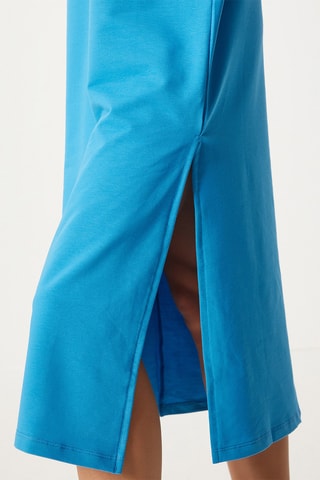 Vestido t-shirt - Turquesa