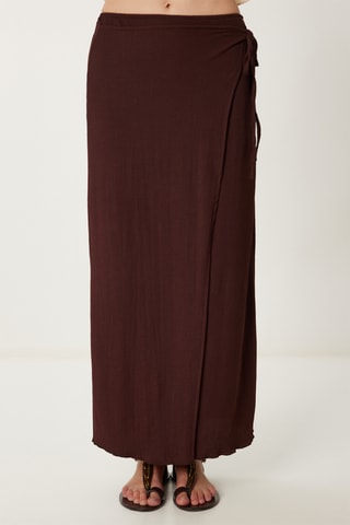 Saia envelope - Castanho-escuro