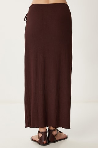 Saia envelope - Castanho-escuro