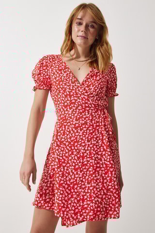 Vestido traçado - Laranja