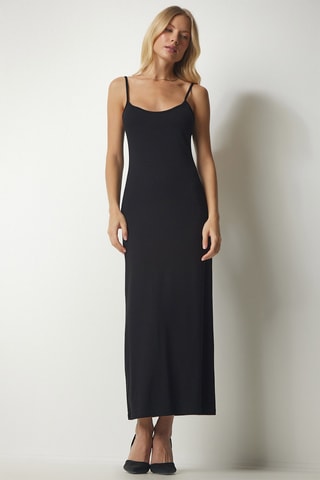 Vestido direito - Preto