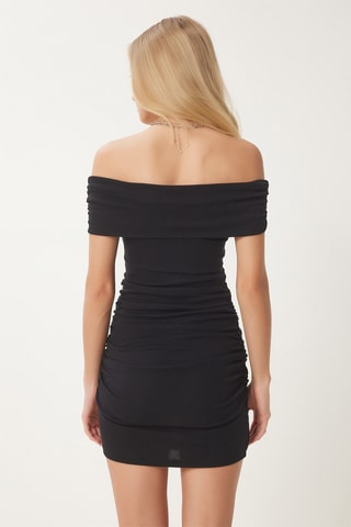 Vestido justo - Preto