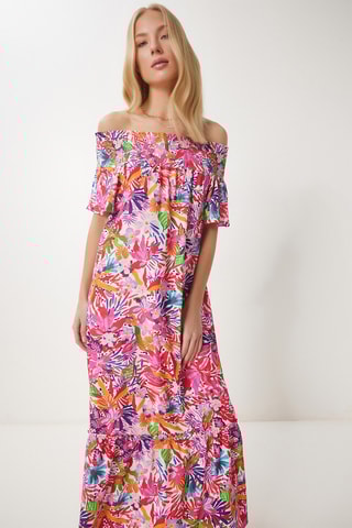 Vestido comprido - Rosa