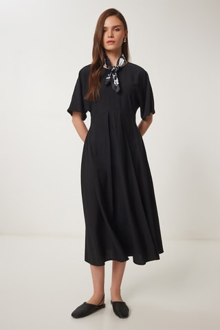 Vestido midi - Preto