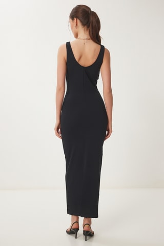 Vestido justo - Preto