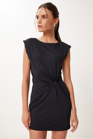 Vestido justo - Preto