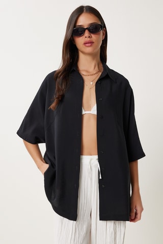 Camisa oversize - Preto
