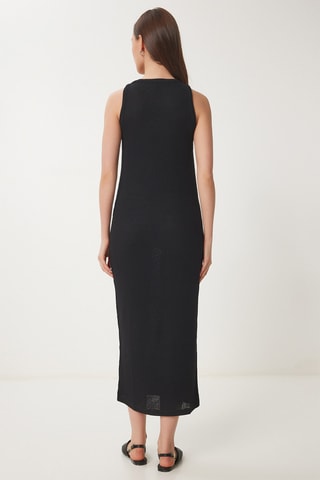 Vestido midi - Preto